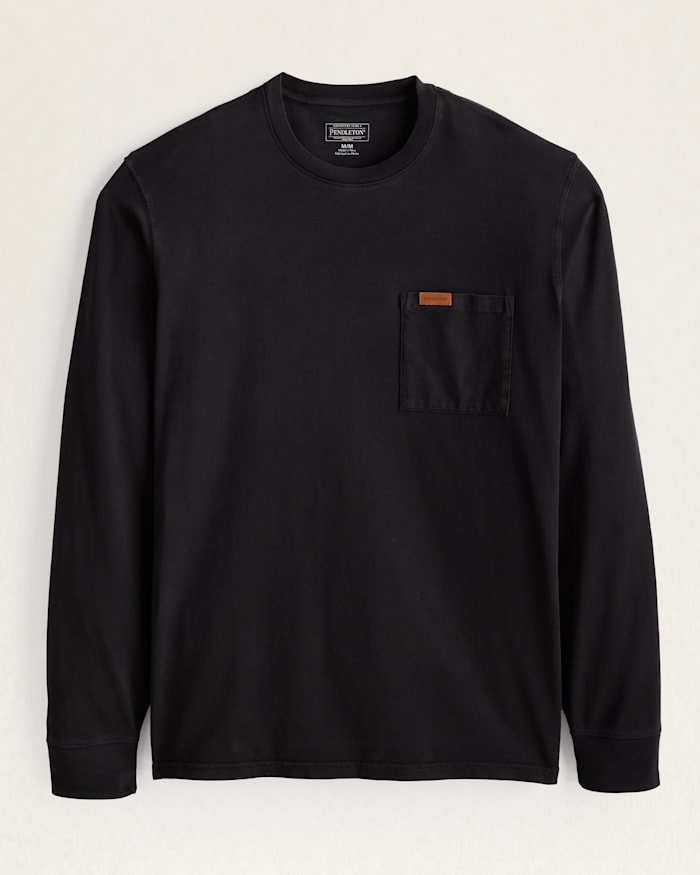 MEN'S LONG-SLEEVE DESCHUTES POCKET TEE